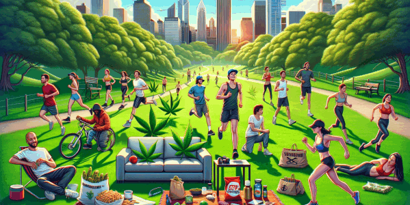 Rompiendo clichés: Según un estudio reciente, los consumidores de cannabis son más activos de lo que se creía